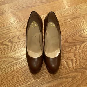 christian louboutin tan